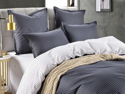 Комплект постельного белья Софи де Марко Диксан (черно-белый) 1,5-спальный