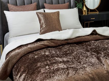 Плед Софи де Марко Ундина (кофе) 160х220