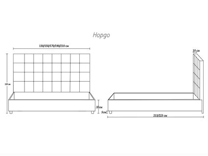 Кровать Димакс Нордо Агат 90х190
