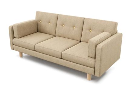 Диван Арско Ингвар Б трехместный бежевый