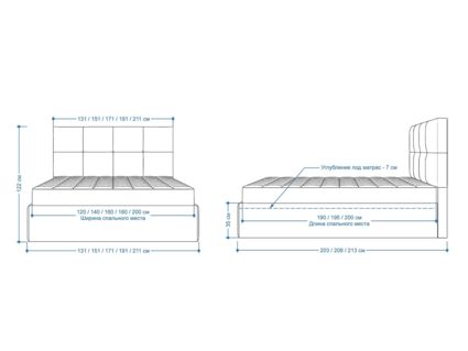 Кровать Lonax Алегра велюр Dolly-2 (с подъемным механизмом) 120х195