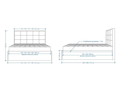 Кровать Lonax Адель велюр Dolly-2 (с подъемным механизмом) 160х200
