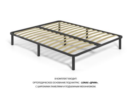 Кровать Lonax Милана велюр Dolly-3 (с подъемным механизмом) 140х195