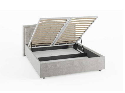 Кровать Сонум Ancona Экокожа Белая (с подъемным механизмом) 90х200