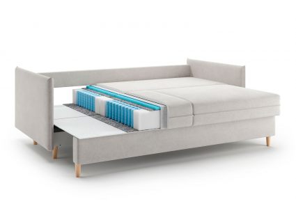 Диван Сонум Rain Рогожка деним Длина 215 см