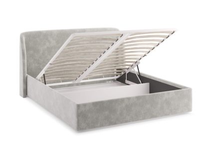 Кровать Сонум Nicole Микровелюр Оливковый (с подъемным механизмом) 80х190