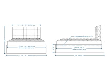 Кровать Lonax Аврора велюр Dolly-3 (с подъемным механизмом)