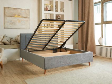 Кровать Димакс Амадора Крем с подъемным механизмом 200х190