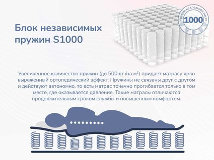 Матрас Димакс Relmas Foam S1000 120х190