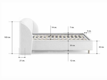 Кровать Сонум Valencia Энигма Десерт 80х190