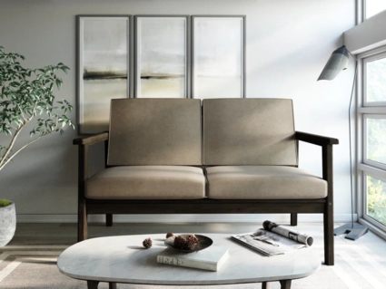 Диван Арско Лориан Мини двухместный бежевый Длина 139 см