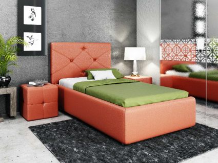 Кровать Nuvola Olivia Velutto 26 90х190