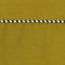 Простыня Tkano Essential с контрастным кантом оливковая 240х270